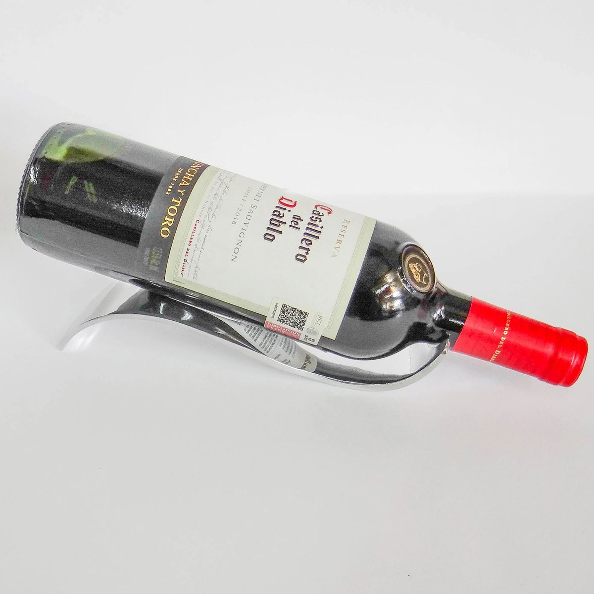 Minimalist Wine Bottle Holder Decorative Wavy Bar Display Stand Modern Home